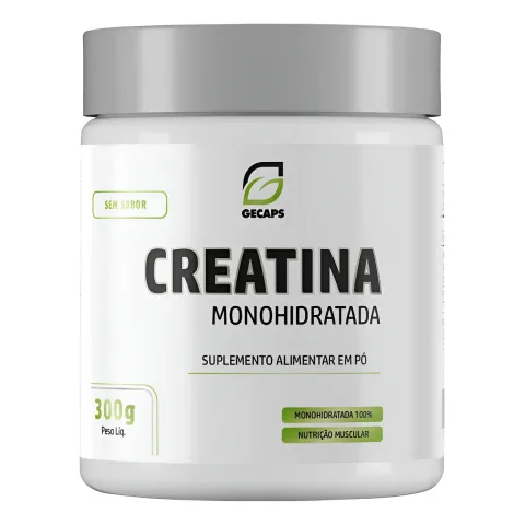 CREATINA MONOHIDRATADA GECAPS 300g