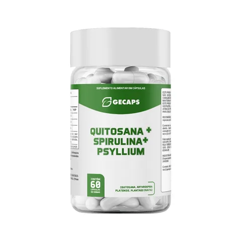 Quitosana + Spirulina + Psyllium