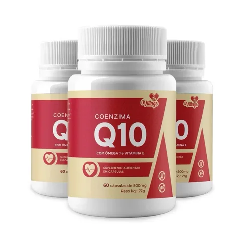 COENZIMA Q10 + ÔMEGA 3 + VITAMINA E