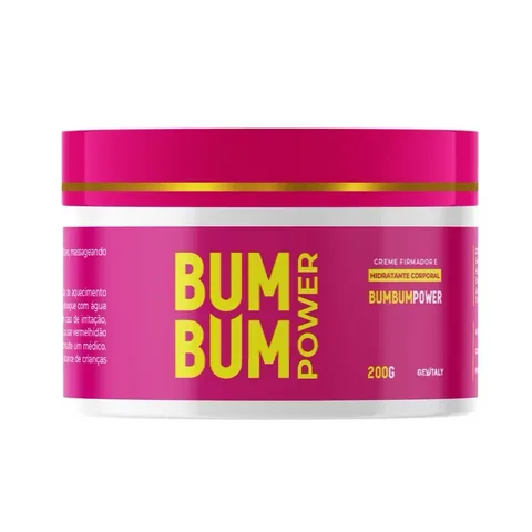 BUM BUM POWER – CREMA FIRMADORA E HIDRATANTE CORPORAL